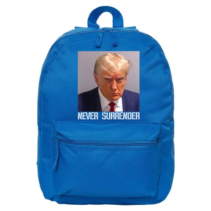 Never Surrender Trump Legend Trump Free Trump 16 in Basic Backpack