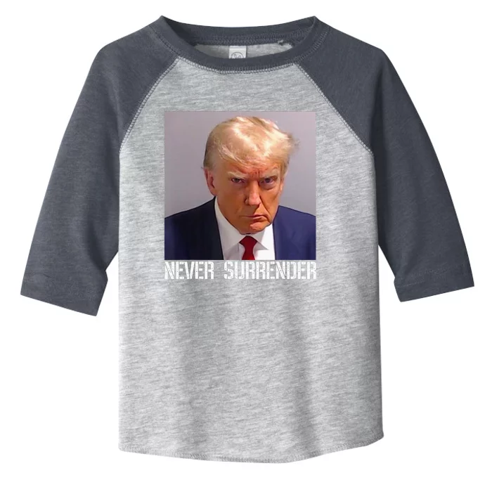 Never Surrender Trump Legend Trump Free Trump Toddler Fine Jersey T-Shirt