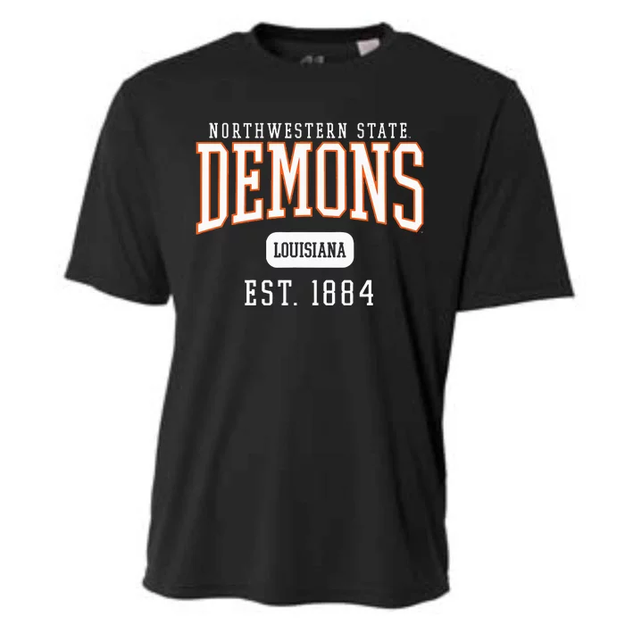 Northwestern State University Nsu Demons Est. Date Cooling Performance Crew T-Shirt