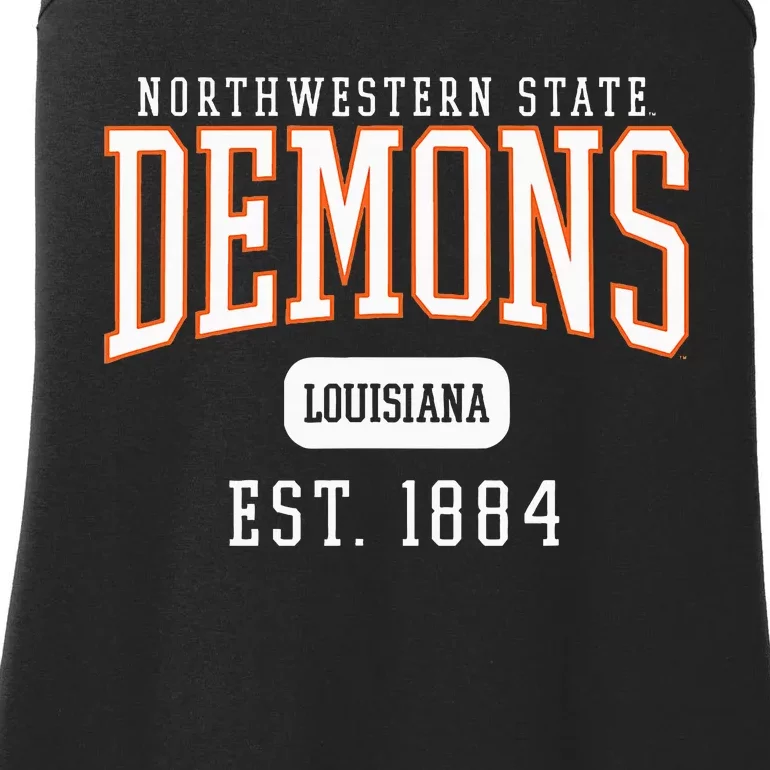 Northwestern State University Nsu Demons Est. Date Ladies Essential Tank