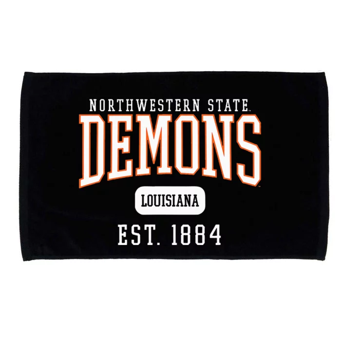 Northwestern State University Nsu Demons Est. Date Microfiber Hand Towel