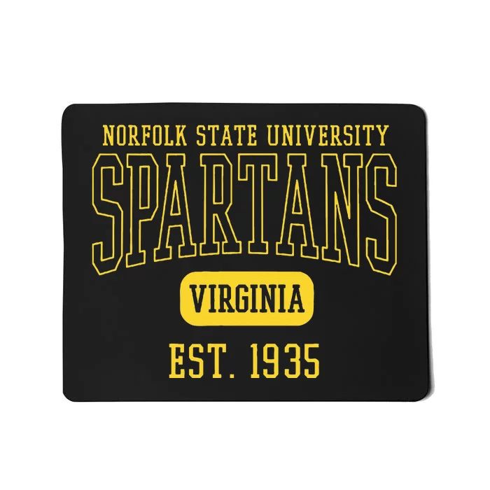 Norfolk State University Spartans Est. Date Mousepad