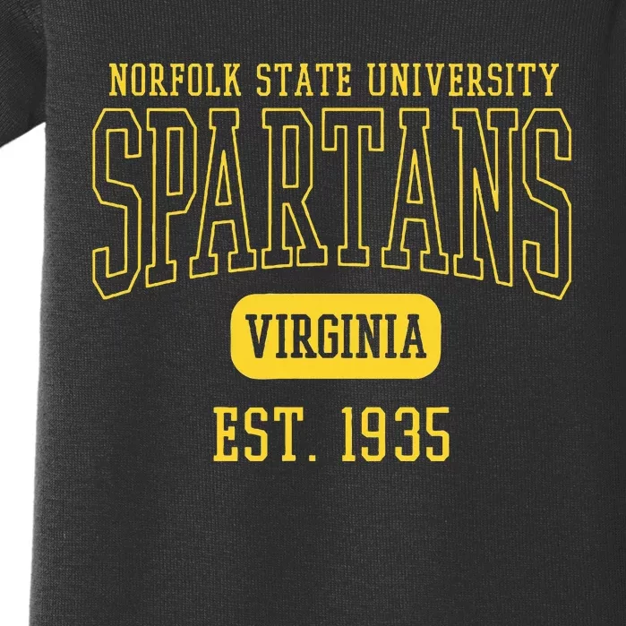 Norfolk State University Spartans Est. Date Baby Bodysuit