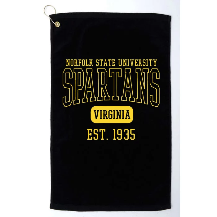 Norfolk State University Spartans Est. Date Platinum Collection Golf Towel