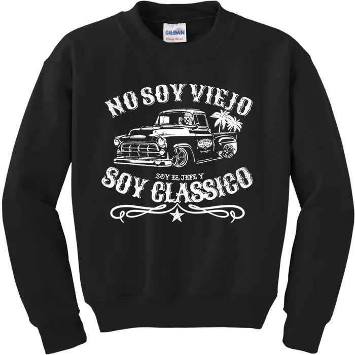 No Soy Viejo Soy Classico Kids Sweatshirt