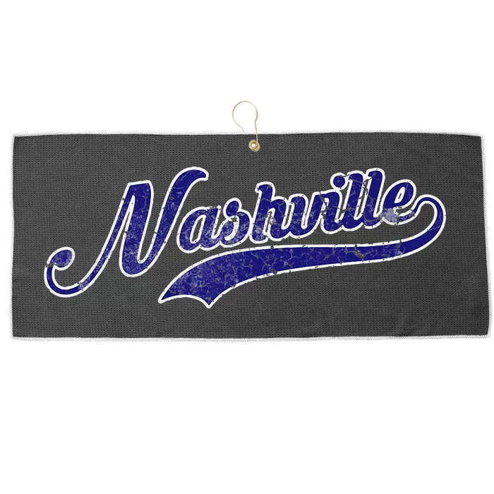 Nashville Soccer Vintage Fan Large Microfiber Waffle Golf Towel