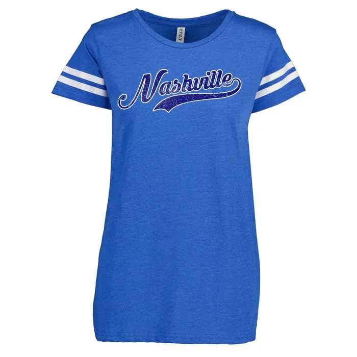 Nashville Soccer Vintage Fan Enza Ladies Jersey Football T-Shirt