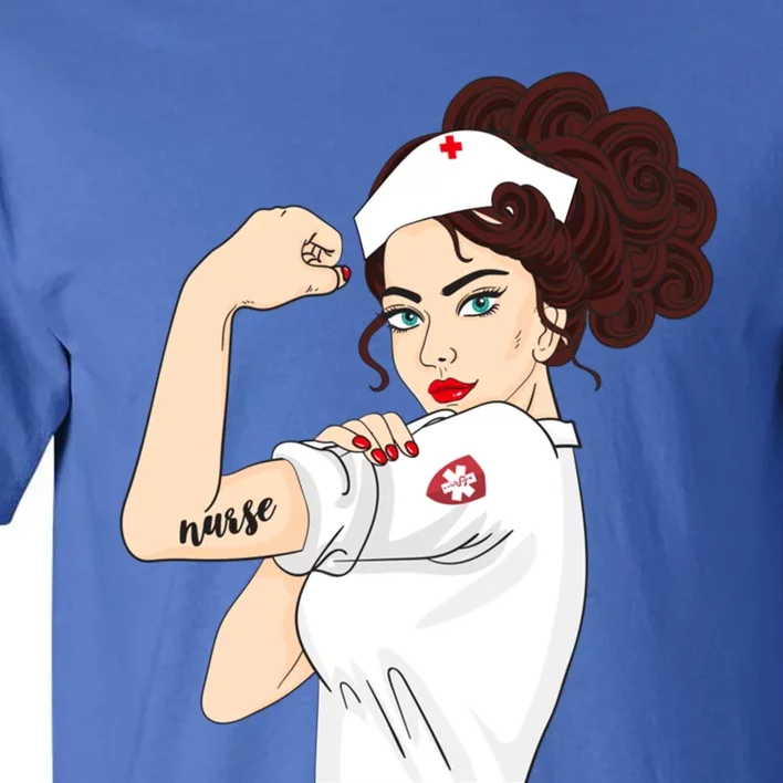 Nurse Strong Warrior Proud Nurses And Students Gift Tall T-Shirt