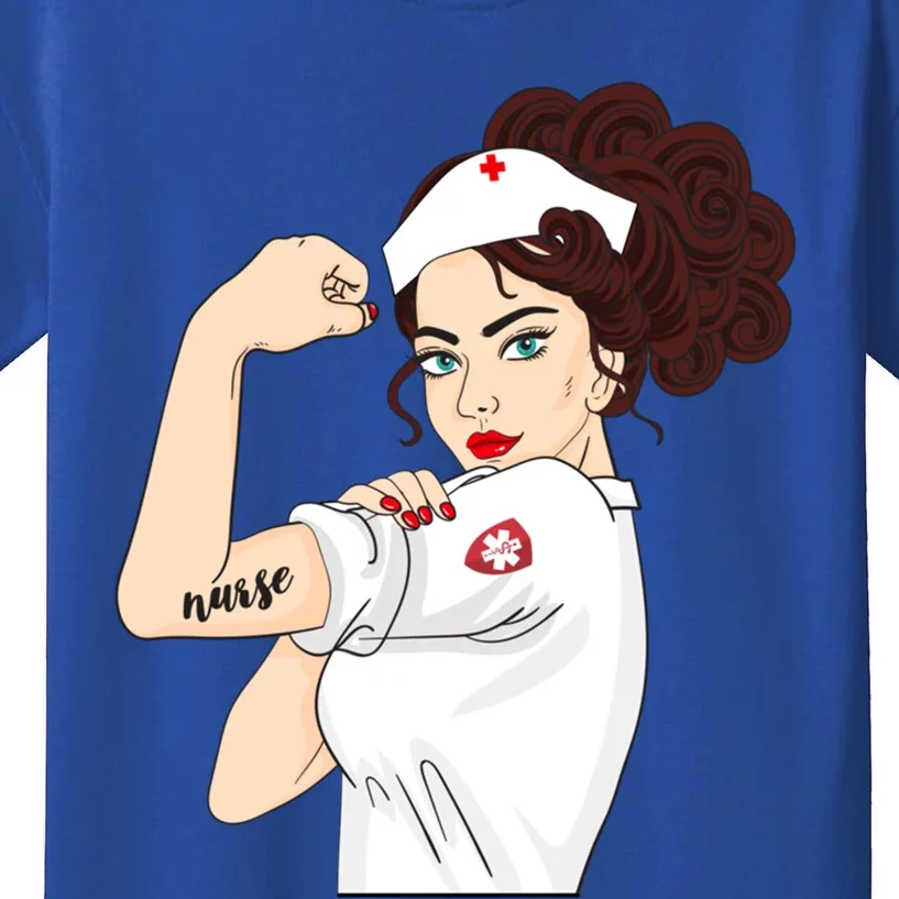 Nurse Strong Warrior Proud Nurses And Students Gift Kids T-Shirt