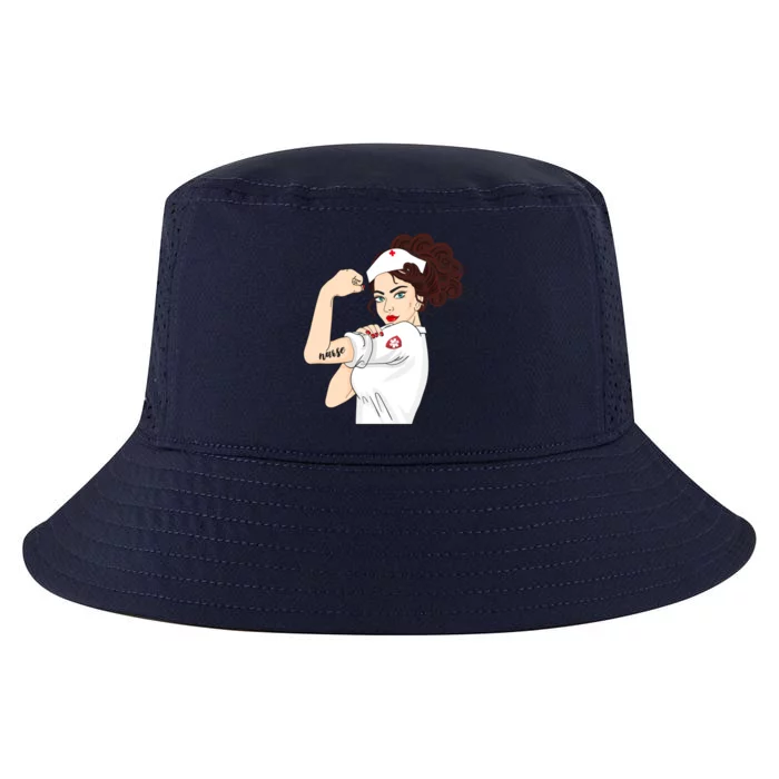 Nurse Strong Warrior Proud Nurses And Students Gift Cool Comfort Performance Bucket Hat