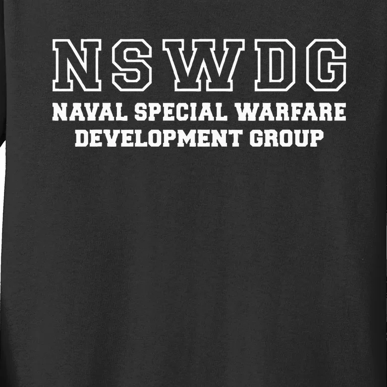 Naval Special Warfare Development Group Kids Long Sleeve Shirt