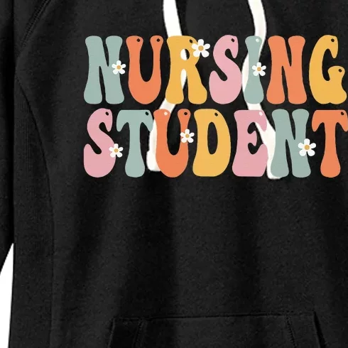 Nursing Student Week Groovy Appreciation Day For Women Work Women's Fleece Hoodie