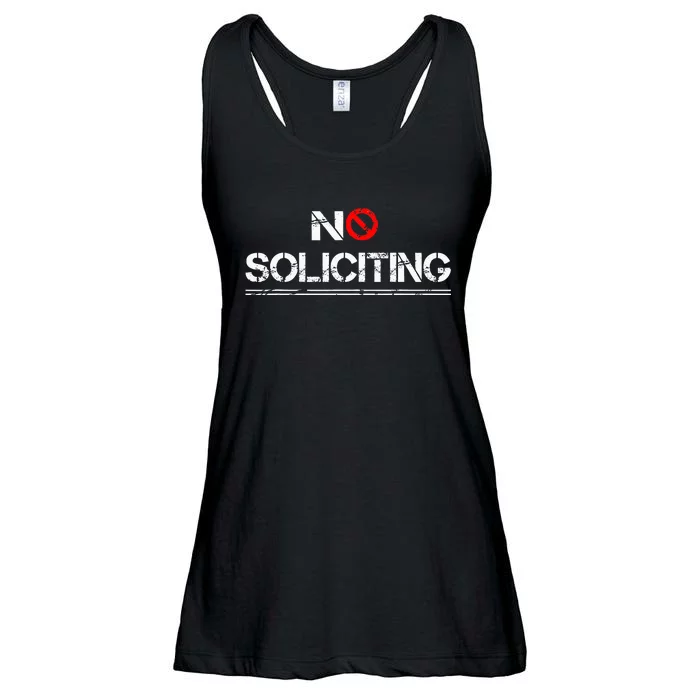 No Soliciting With The Symbol For No Ladies Essential Flowy Tank