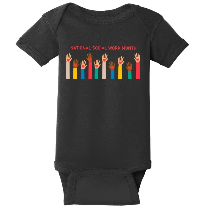 National Social Work Month Baby Bodysuit