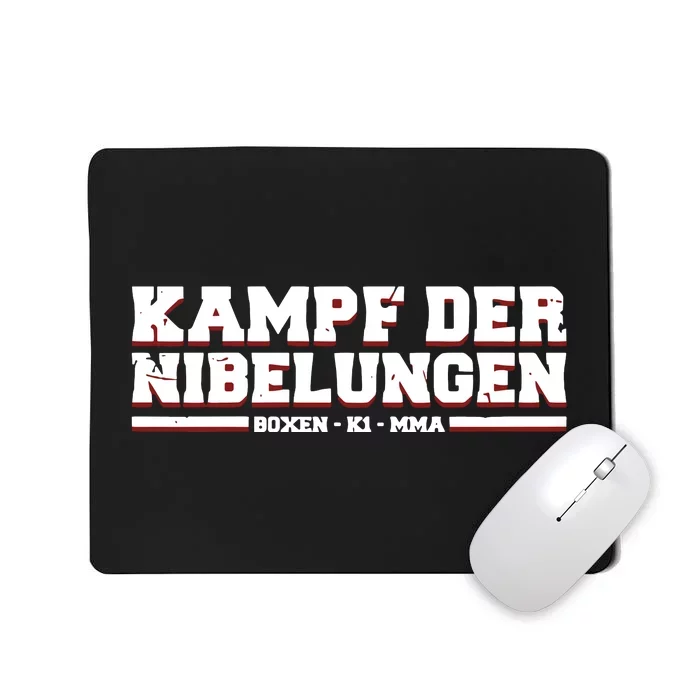 Nick Schwiderski Wearing Kampf Der Nibelungen Mousepad