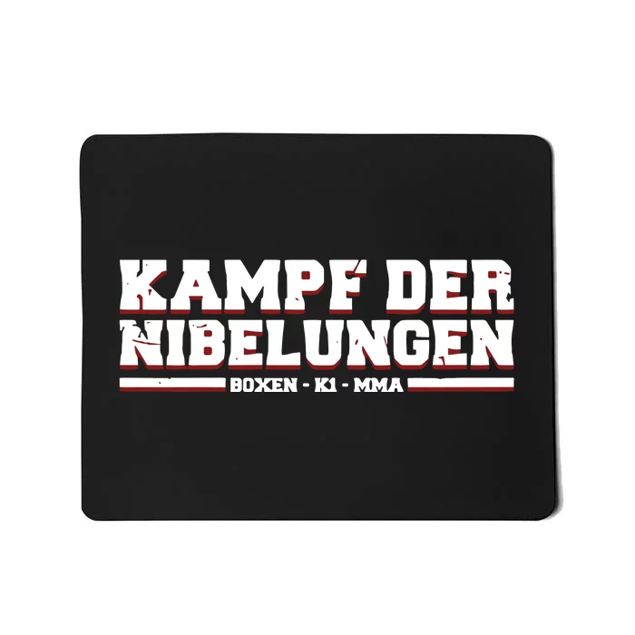 Nick Schwiderski Wearing Kampf Der Nibelungen Mousepad