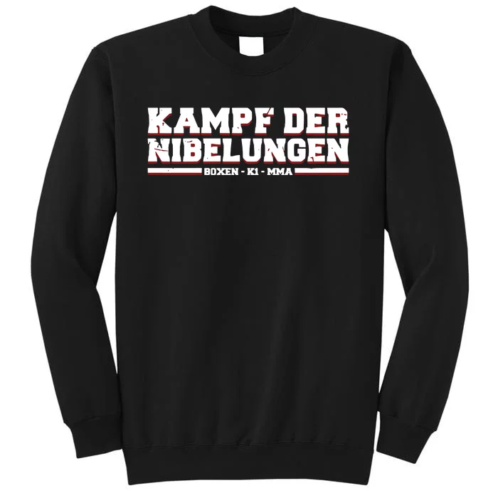 Nick Schwiderski Wearing Kampf Der Nibelungen Tall Sweatshirt