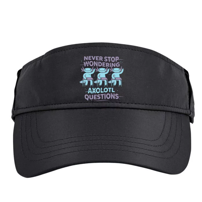 Never Stop Wondering Axolotl Questions Adult Drive Performance Visor