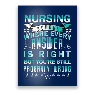 Funny Nurse Quotes Posters | TeeShirtPalace