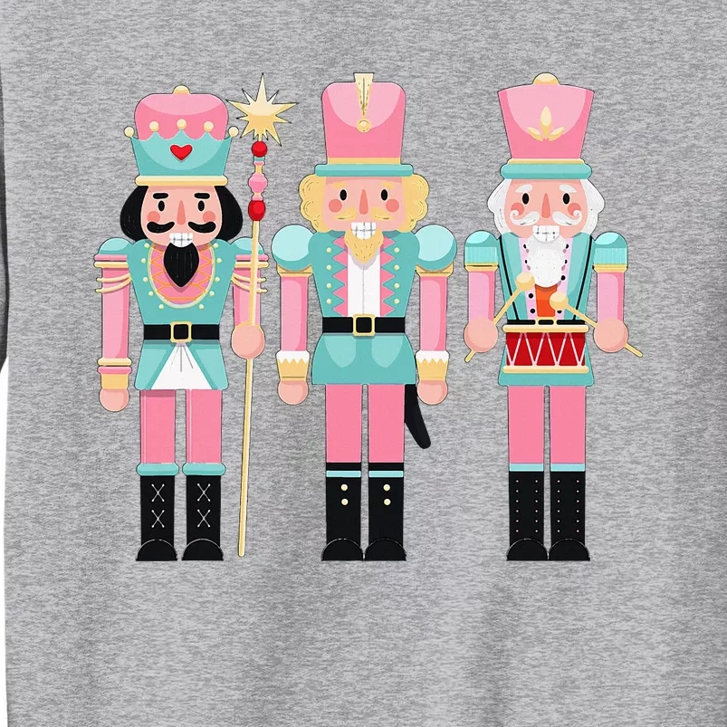 Nutcracker Squad Xmas Christmas Pajamas Tall Sweatshirt