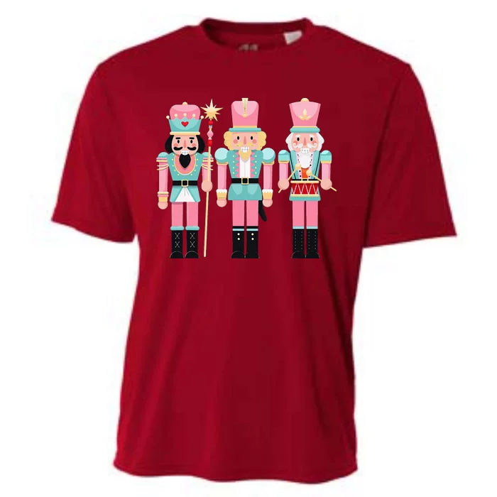 Nutcracker Squad Xmas Christmas Pajamas Cooling Performance Crew T-Shirt