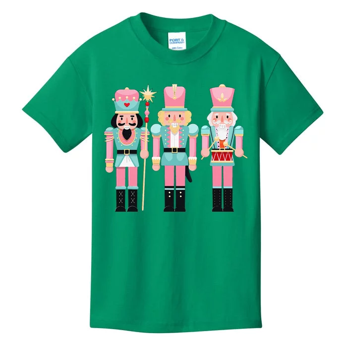 Nutcracker Squad Xmas Christmas Pajamas Kids T-Shirt