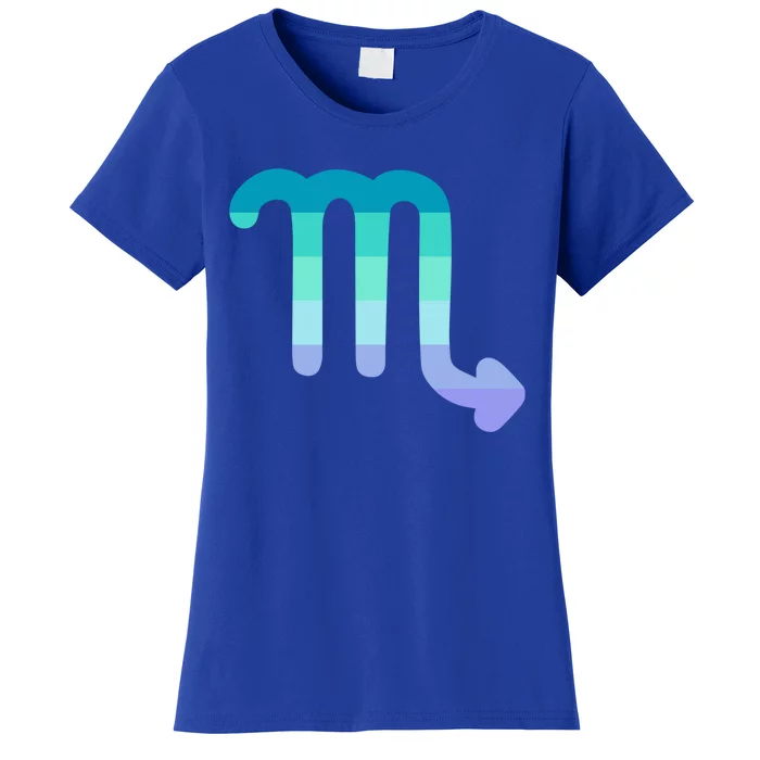 Neptunic Scorpio Zodiac Sign Neptunic Pride Flag Gift Women's T-Shirt