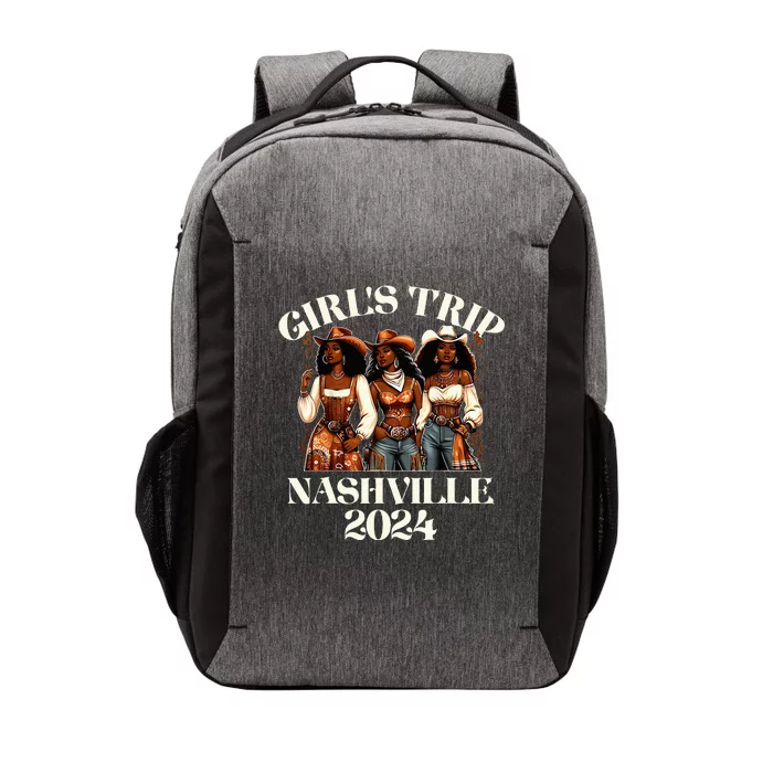 Nashville Trip 2024 African Melanin Cowgirl Vector Backpack