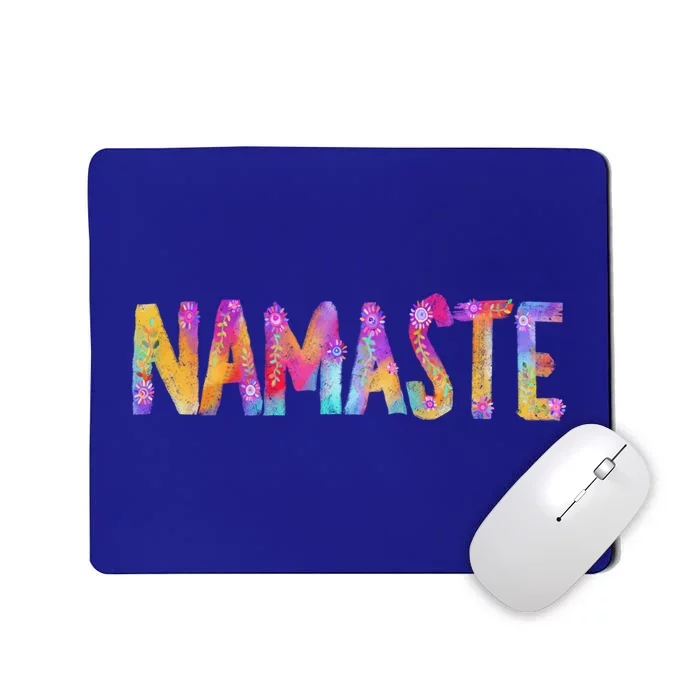 Namaste Tee And Tropical Summer Fun Chill Feel Gift Mousepad