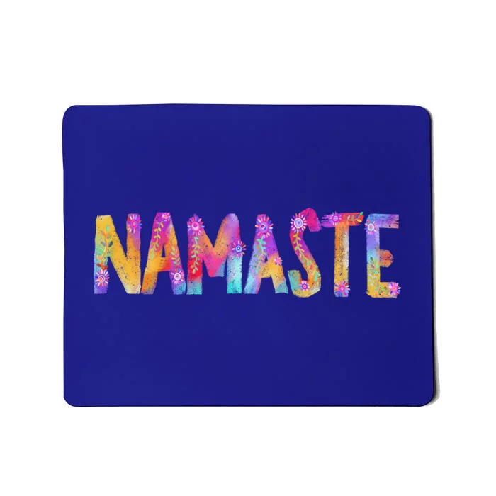 Namaste Tee And Tropical Summer Fun Chill Feel Gift Mousepad