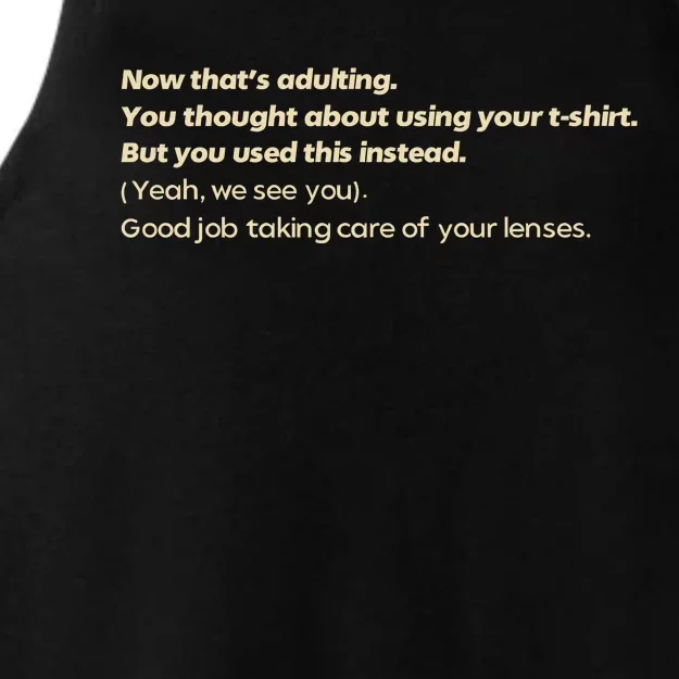 Now ThatS Adulting You Thought About Using Your Ladies Tri-Blend Wicking Tank