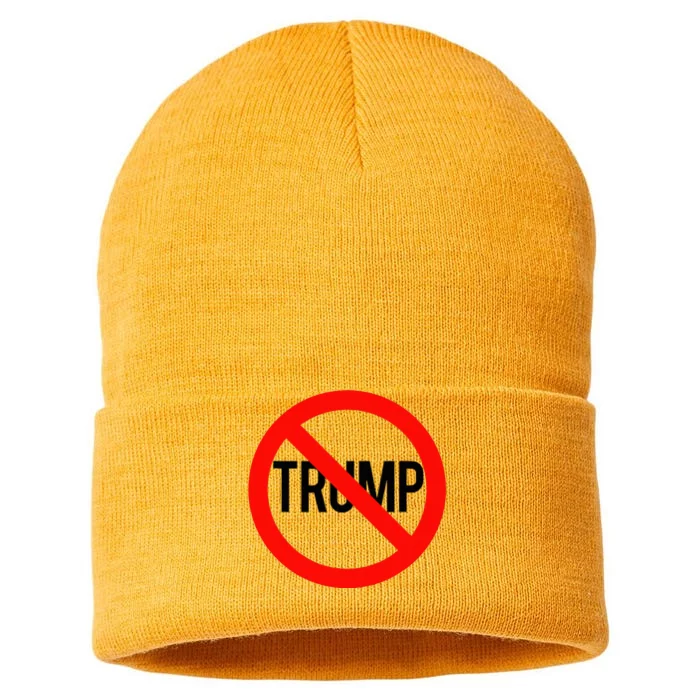 No Trump Anti Trump Sustainable Knit Beanie