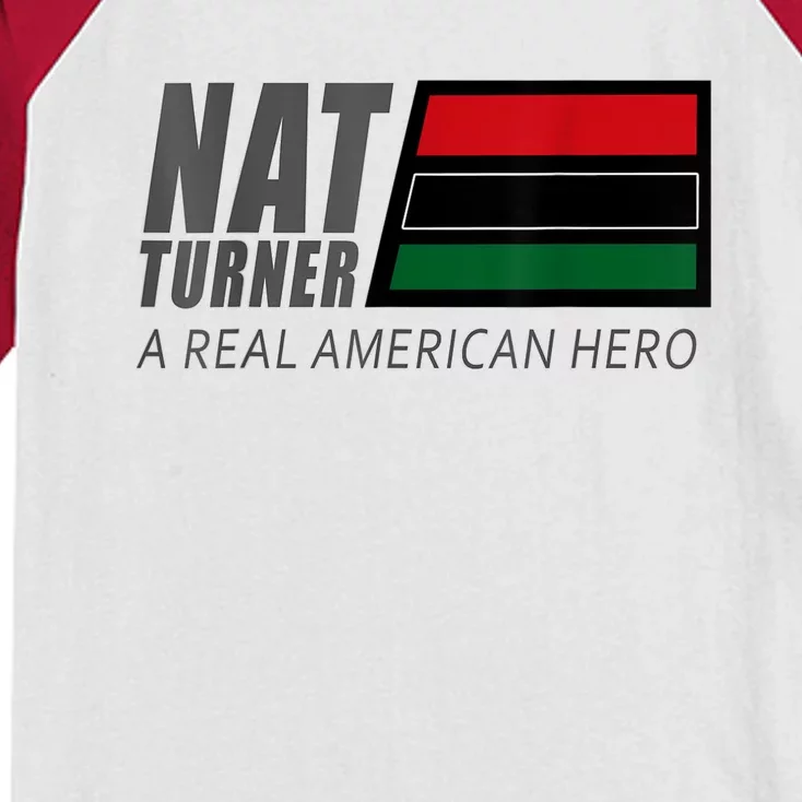 Nat Turner A Real American Hero Kids Colorblock Raglan Jersey