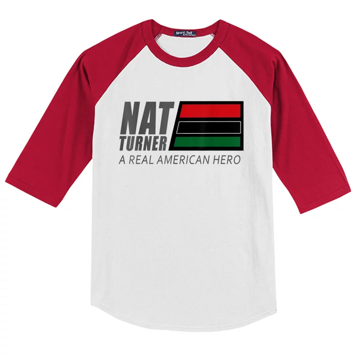 Nat Turner A Real American Hero Kids Colorblock Raglan Jersey