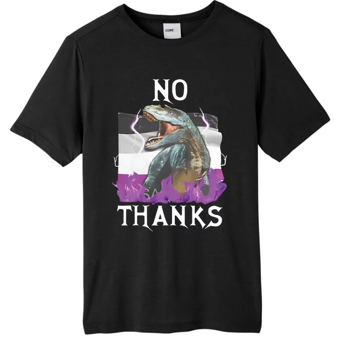 No Thanks Asexual Flag ChromaSoft Performance T-Shirt