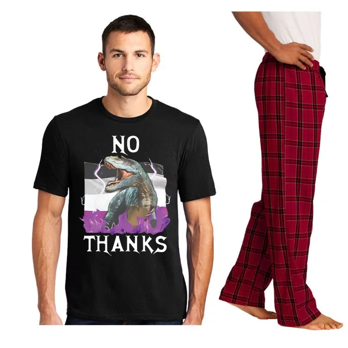 No Thanks Asexual Flag Pajama Set