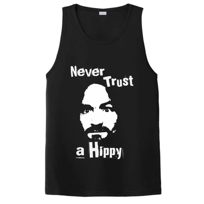 Never Trust A Hippy Performance Tank