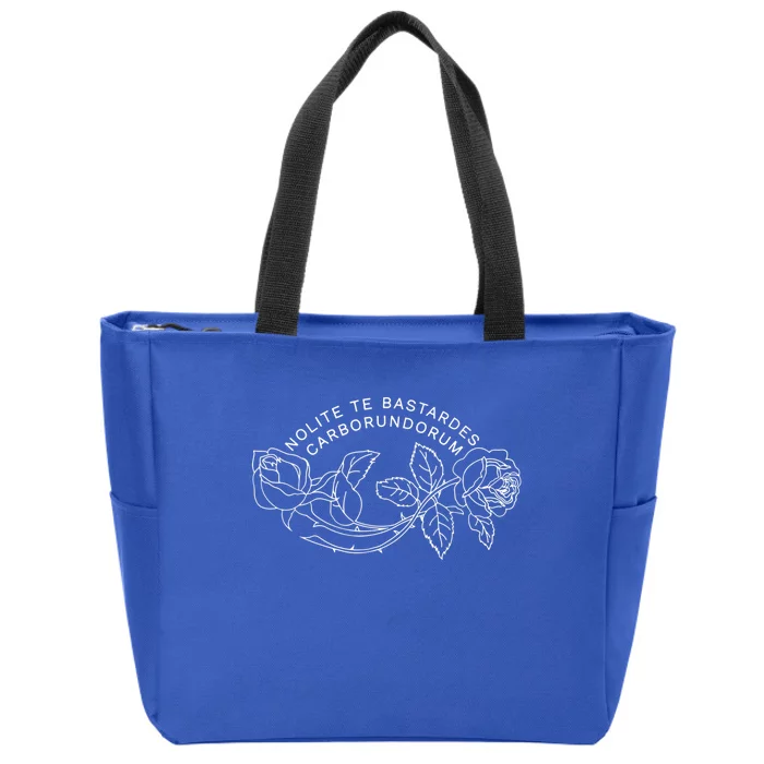 NOLITE TE BASTARDES CARBORUNDORUM Zip Tote Bag