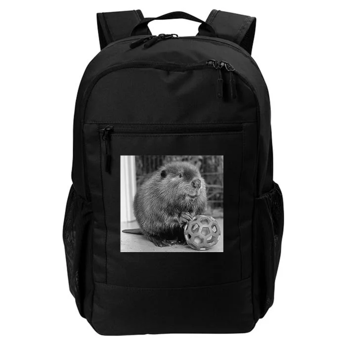 Nibi The Beaver With The Moon Vintage Beaver Lover Daily Commute Backpack