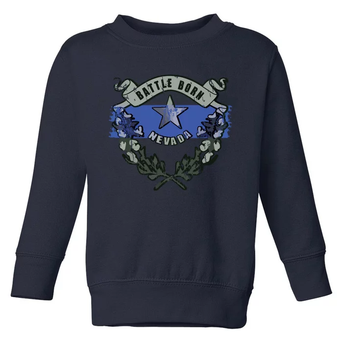 Nevada Thin Blue Line Toddler Sweatshirt