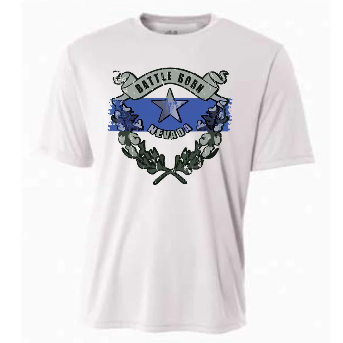 Nevada Thin Blue Line Cooling Performance Crew T-Shirt