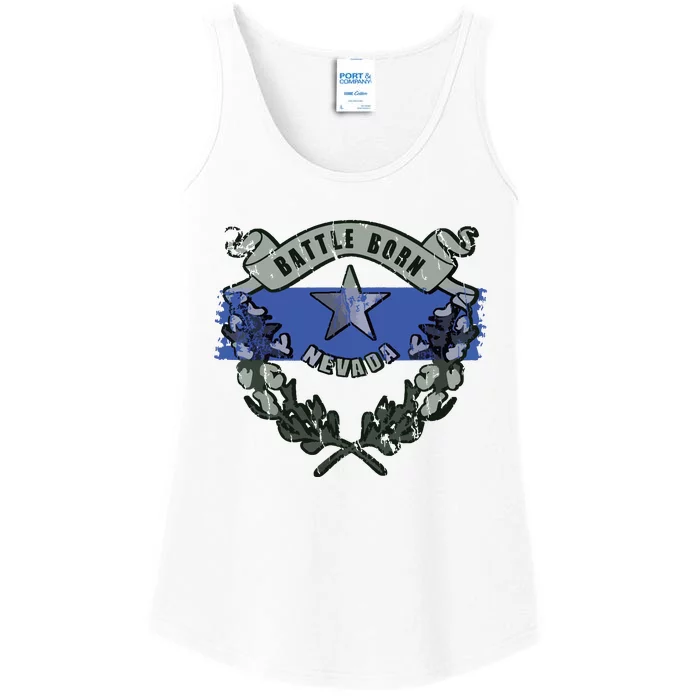 Nevada Thin Blue Line Ladies Essential Tank