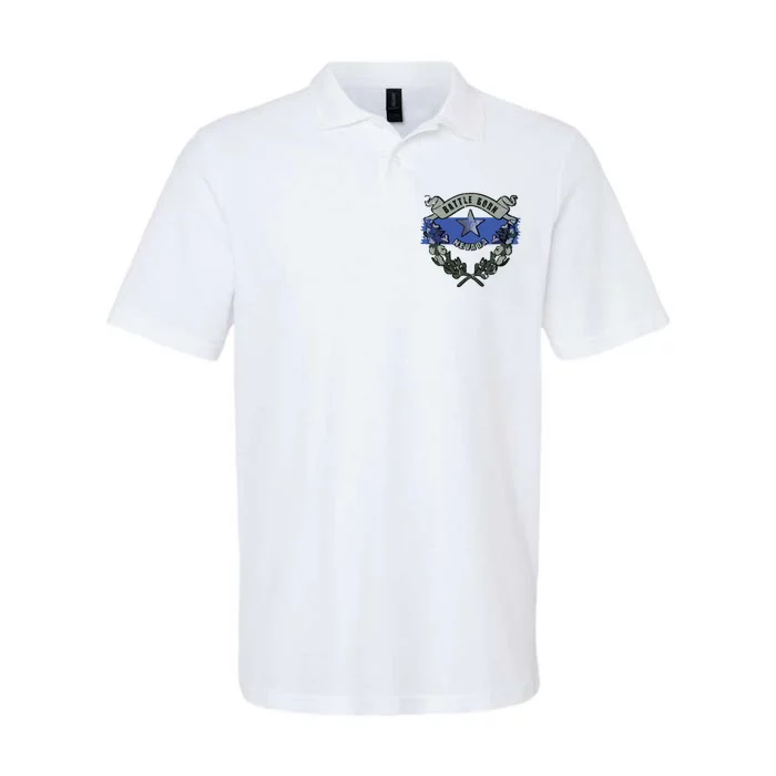 Nevada Thin Blue Line Softstyle Adult Sport Polo