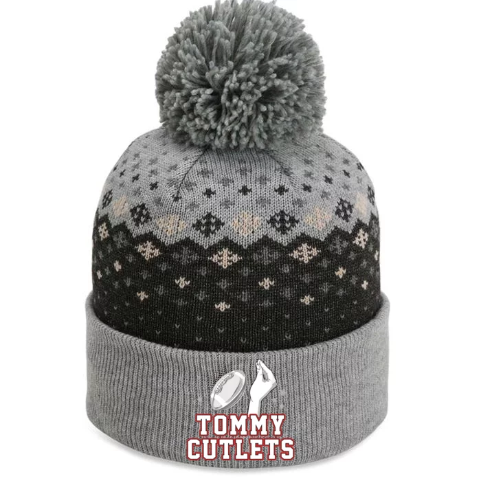 Ny Tommy Cutlets Football The Baniff Cuffed Pom Beanie