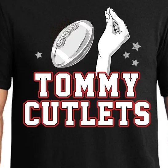 Ny Tommy Cutlets Football Pajama Set