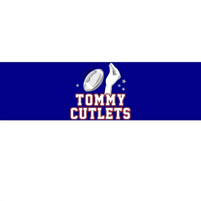 Ny Tommy Cutlets Football Bumper Sticker