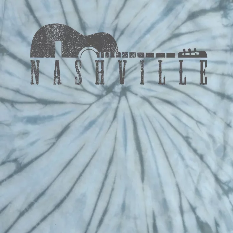 Nashville Tennessee Country Music City Guitar Gift Tie-Dye T-Shirt