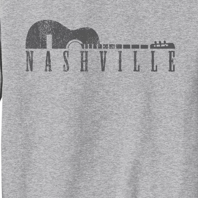 Nashville Tennessee Country Music City Guitar Gift Tall Sweatshirt