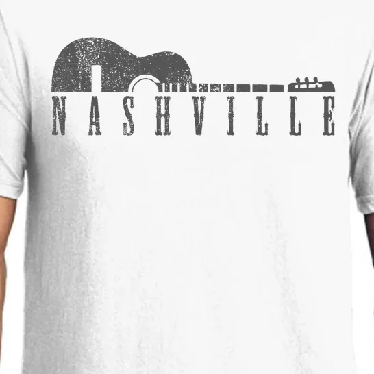 Nashville Tennessee Country Music City Guitar Gift Pajama Set