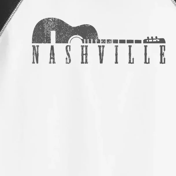 Nashville Tennessee Country Music City Guitar Gift Toddler Fine Jersey T-Shirt